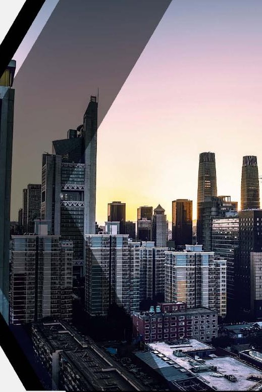 City skyline from company profile